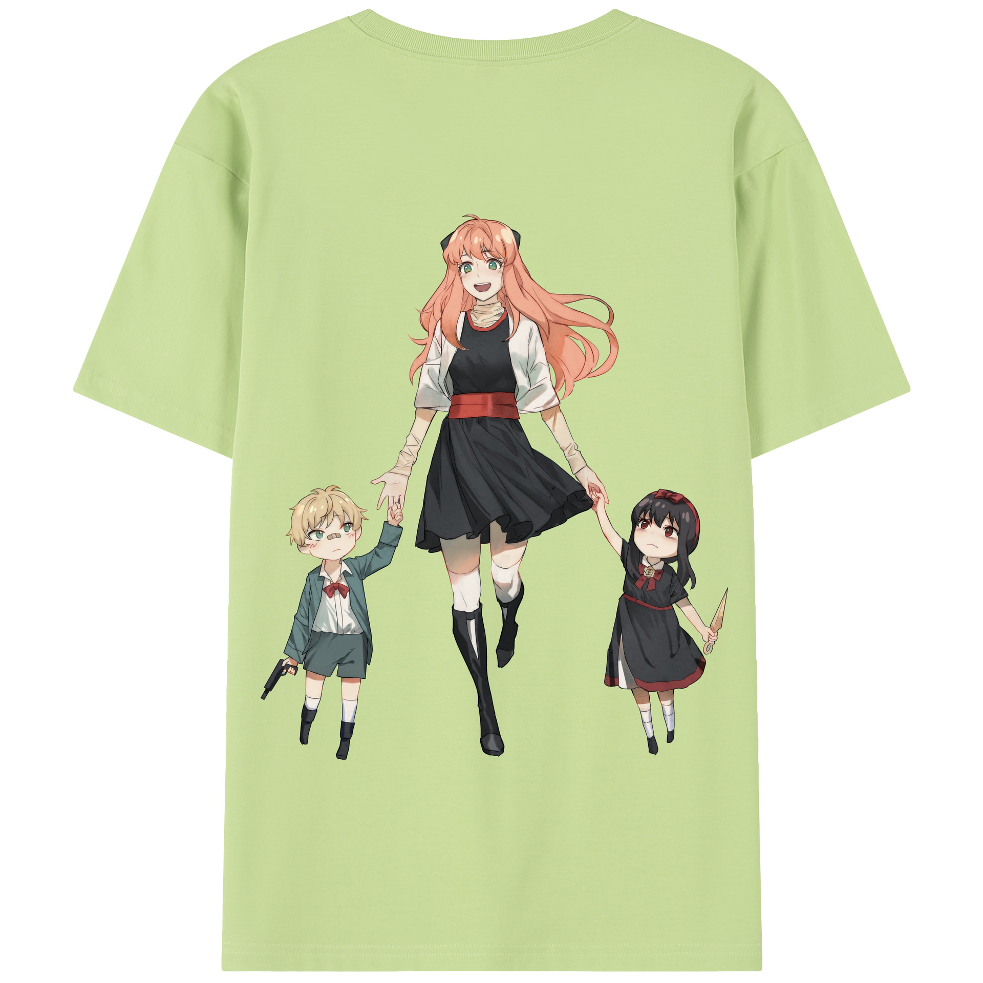 （画像用） SPY×FAMILY间谍家家酒 綿100％半袖Tシャツ（背面プリント）